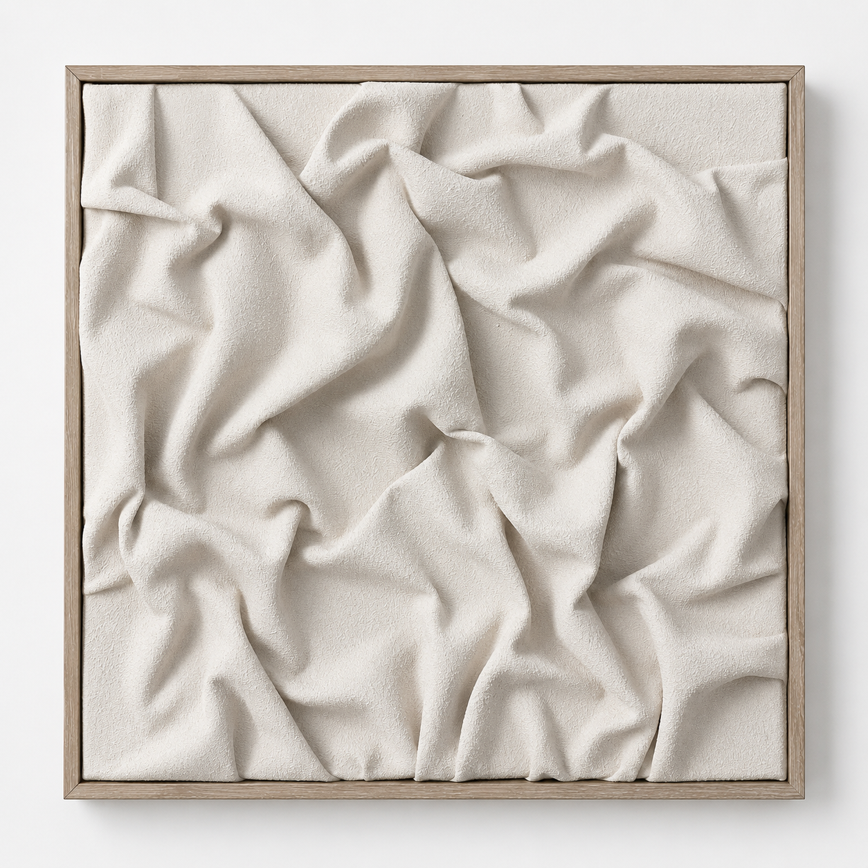 Organic Draped Textured 3D Relief Wall Art