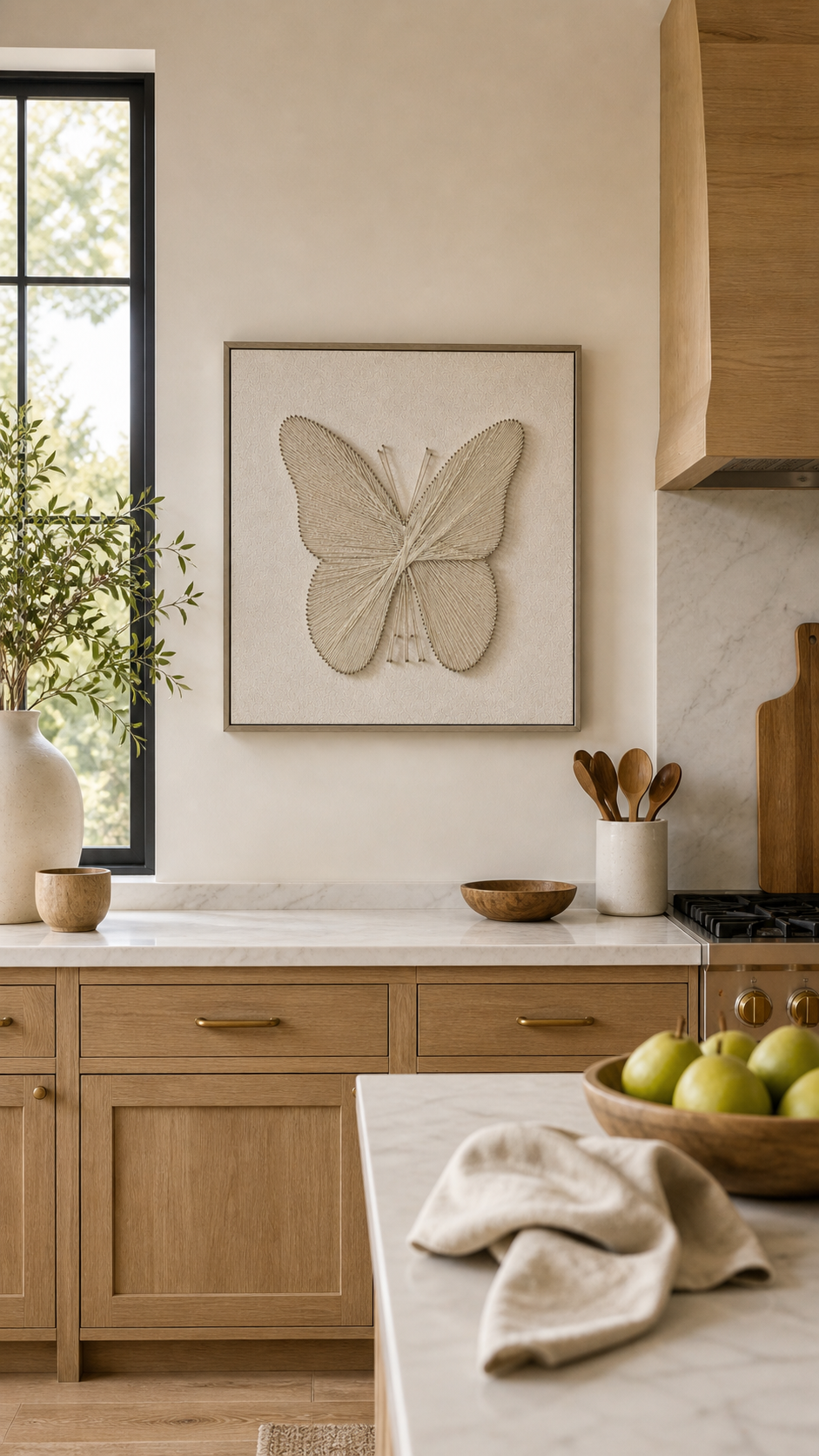 Minimalist Butterfly 3D String Wall Art