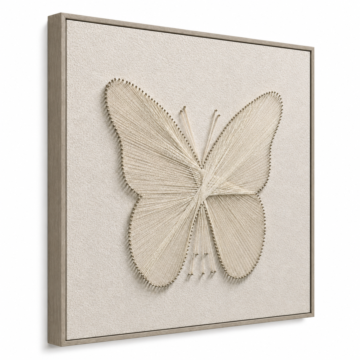 Minimalist Butterfly 3D String Wall Art