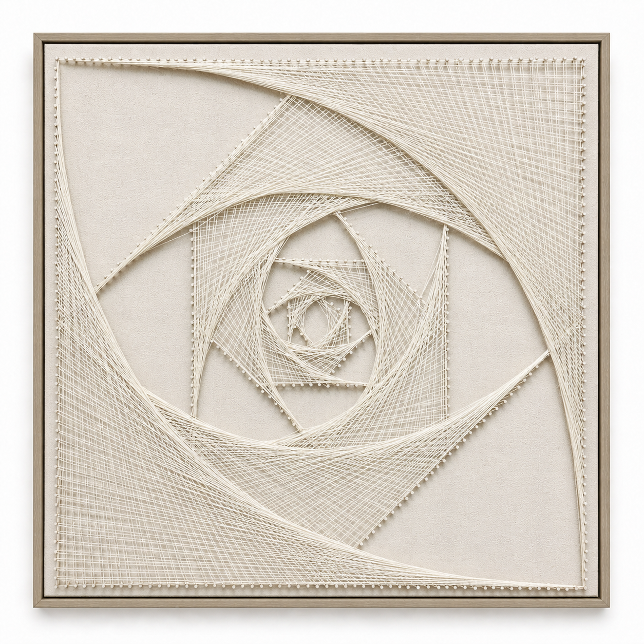 Abstract Eye Spiral 3D String Wall Art