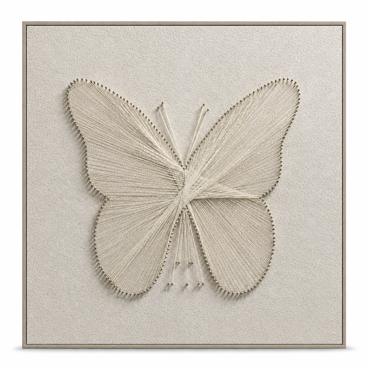 Minimalist Butterfly 3D String Wall Art