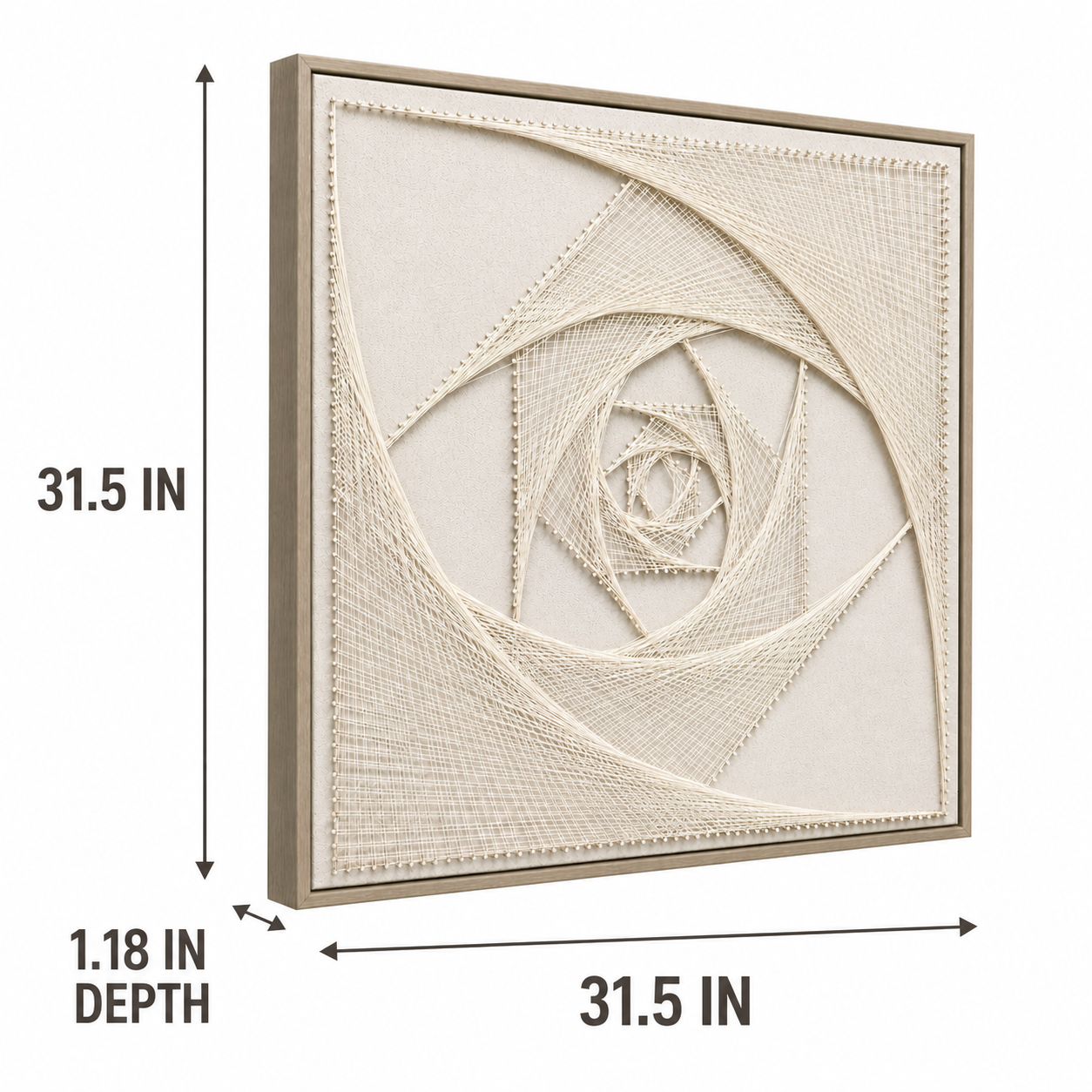 Abstract Eye Spiral 3D String Wall Art