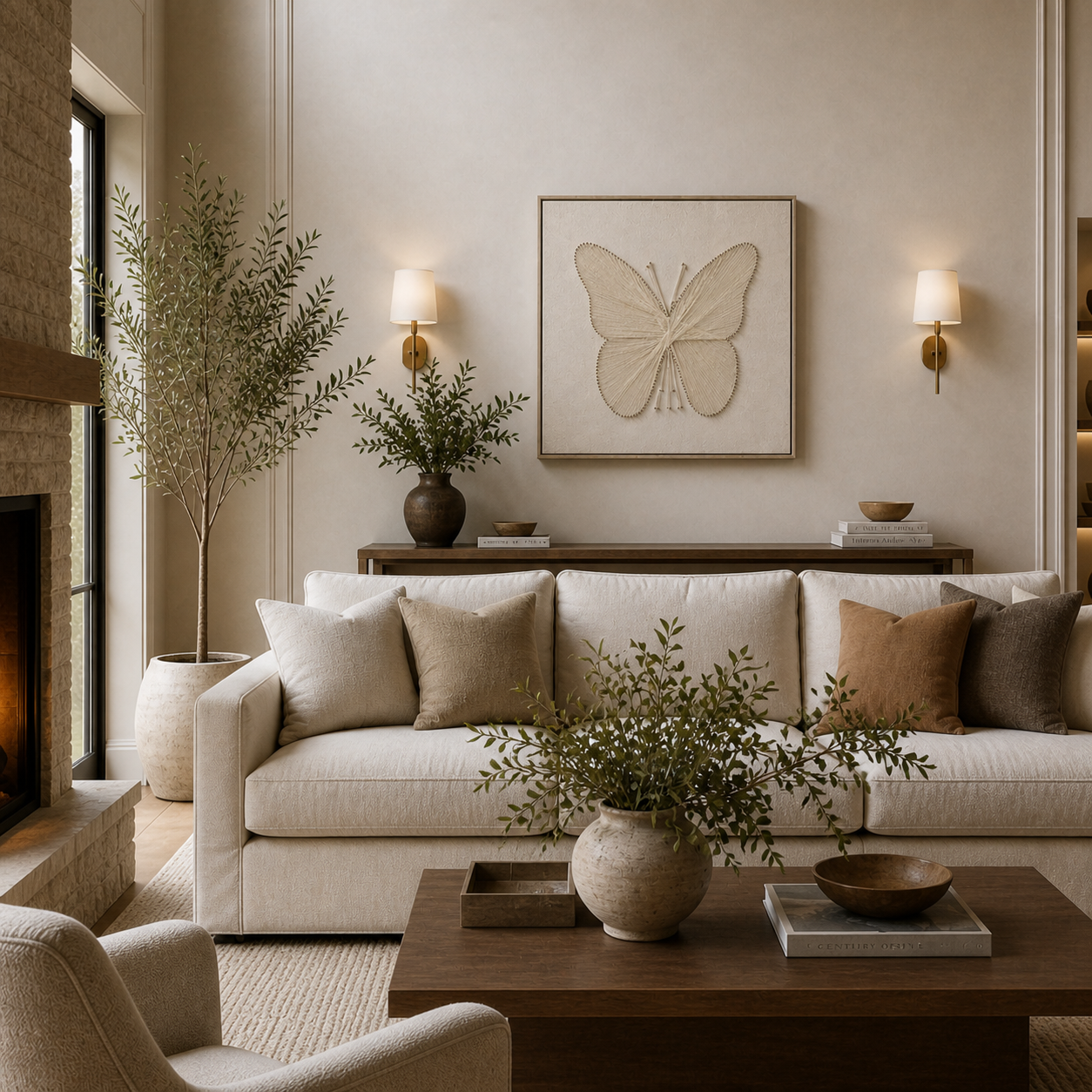 Minimalist Butterfly 3D String Wall Art